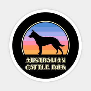 Australian Cattle Dog Vintage Sunset Dog Magnet
